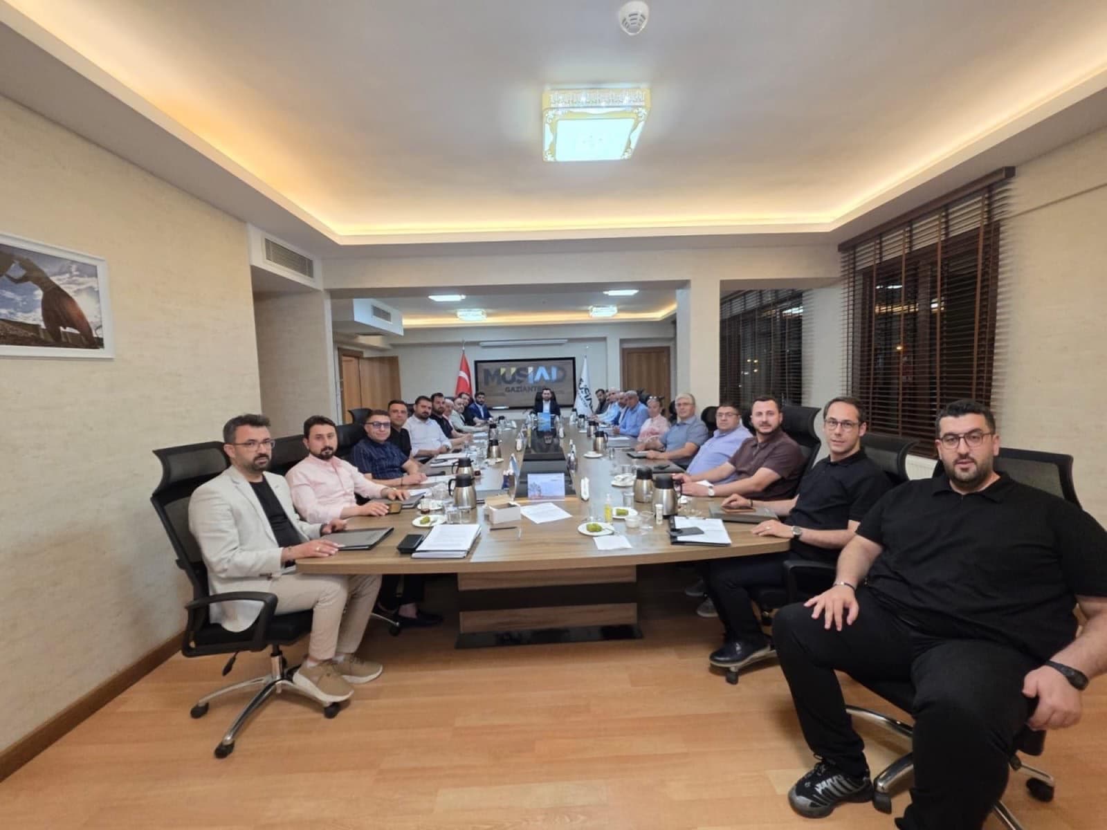 On 08.07.2026, Müslüm Acar from our organisational team visited the MÜSİAD Gaziantep Branch.